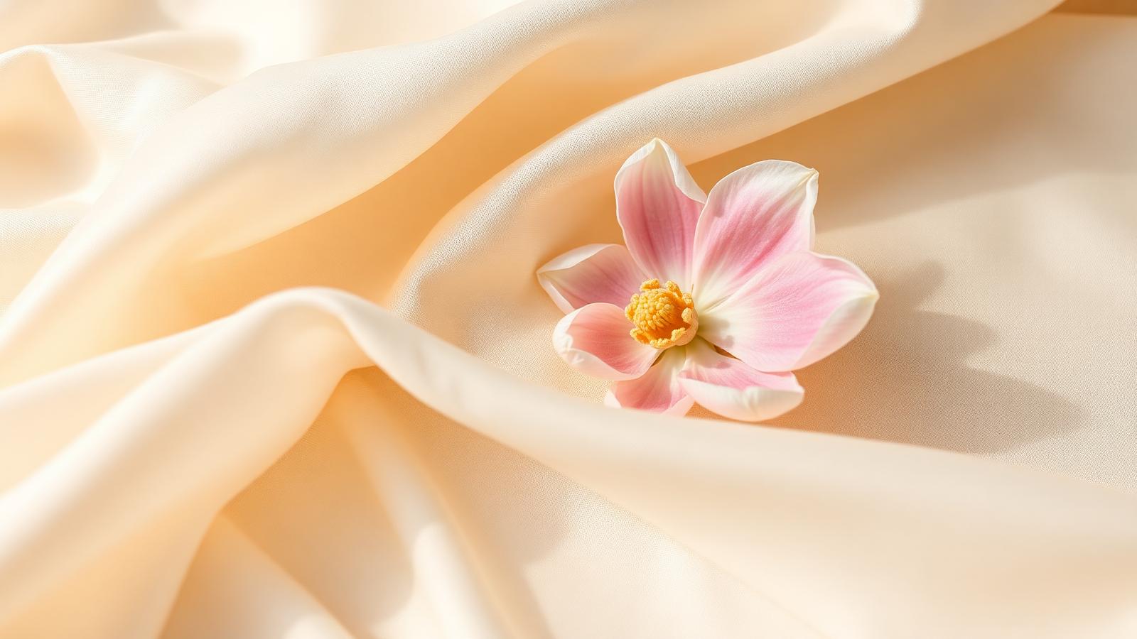 Soft silk evoking the texture of Lushy skin
